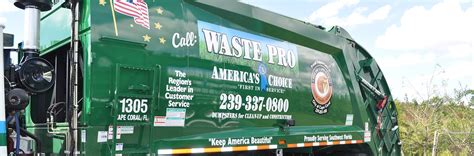 cape coral waste pro